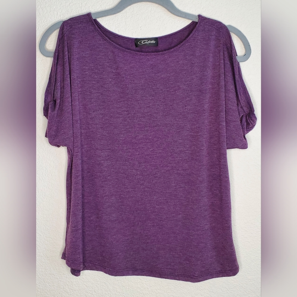 Colette Twisted Cold Shoulder Top